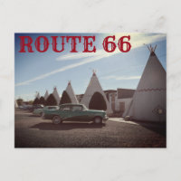 Route 66 Vintag TeePee Motel TRAVEL