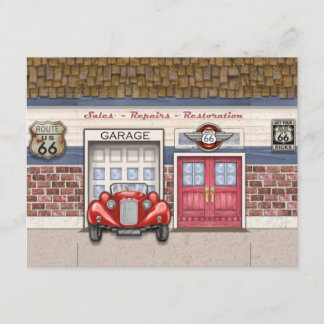 Route 66 - Vintage Cars- Einladung