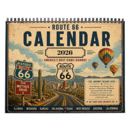 Route 66 Vintage - Hol dir deine Kicks Kalender