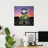 Route 66 - Vintage - Klassiker - SRF Poster (Heimbüro)