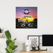 Route 66 - Vintage - Klassiker - SRF Poster (Heimbüro)