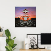 Route 66 - Vintage - Klassiker - SRF Poster (Heimbüro)