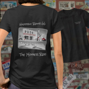 Route 66 Vintage Winslow Arizona Foto T-Shirt