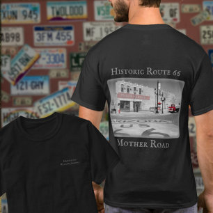 Route 66 Vintage Ziel Winslow Arizona Foto T-Shirt