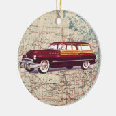 Route 66 Vintages Auto - SRF Keramikornament (Links)