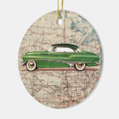 Route 66 Vintages Auto - SRF Keramikornament (Links)