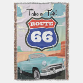 Route 66 Vintages Reiseplakat Decke (Vorderseite Vertikal)
