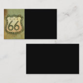 Route 66 Visitenkartenvorlage Foto Art Visitenkarte (Vorne/Hinten)
