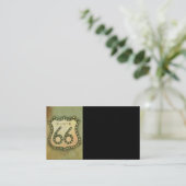 Route 66 Visitenkartenvorlage Foto Art Visitenkarte (Stehend Vorderseite)