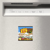 Route 66 von Los Angeles nach Chicago Magnet (In Situ (Geschirrspüler))