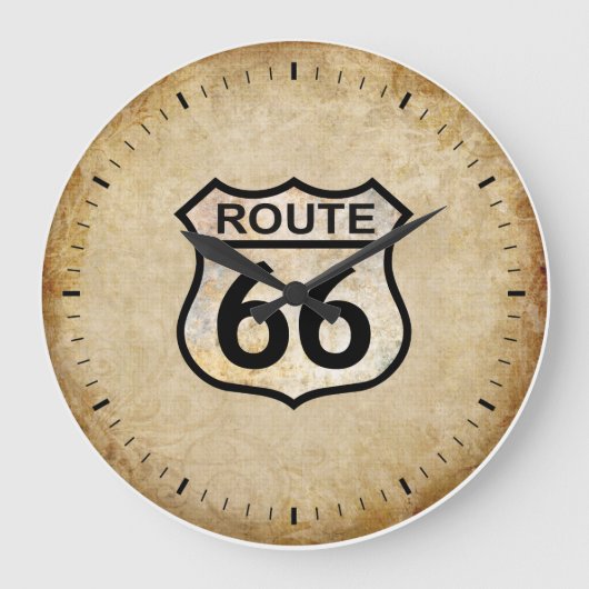 Route 66 Wanduhr (Vorderseite)