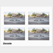 Route 66 Winslow Arizona Rechteckiger Aufkleber (Blatt)