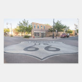 Route 66 Winslow Arizona Rechteckiger Aufkleber (Vorderseite)