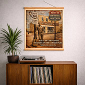 Route 66 Winslow Arizona Steht da Poster