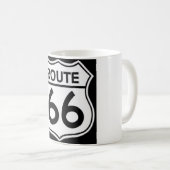 „ROUTE 66 " zerteilt Kaffeetasse (VorderseiteRechts)