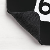 Route 67 Schild Meme Six Seven 1 Mousepad (Ecke)