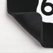 Route 67 Schild Meme Six Seven Mousepad (Ecke)