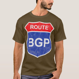 Route BGP Network IT Tech T-Shirt