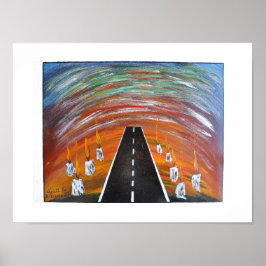 Route de souffrance / Paper (Matte) Poster