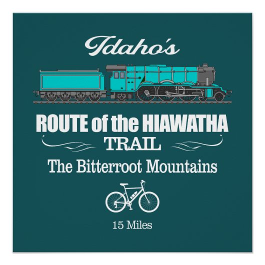 Route der Hiawatha (RT2) Poster (Vorderseite)