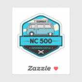 Route entlang der schottischen Nordküste 500 Karva Aufkleber (Blatt)