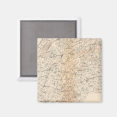 Route, Gettysburg-Kampagne Magnet (Vorderseite/Rückseite)