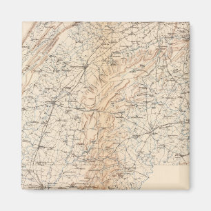 Route, Gettysburg-Kampagne Magnet