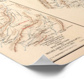 Route, Gettysburg-Kampagne Poster (Ecke)