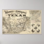 Route nach Texas Poster (Vorne)