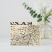 Route nach Texas Postkarte (Stehend Vorderseite)