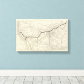 Route of the California Limited Leinwanddruck (Insitu (Holzboden))