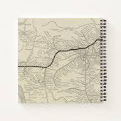 Route of the California Limited Notizblock (Rückseite)