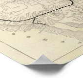 Route of the California Limited Poster (Ecke)