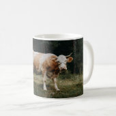 ROUTE UND WEISSE KLEINE KAFFEETASSE (VorderseiteRechts)