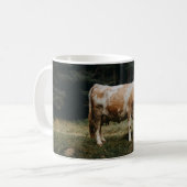ROUTE UND WEISSE KLEINE KAFFEETASSE (Vorderseite Links)