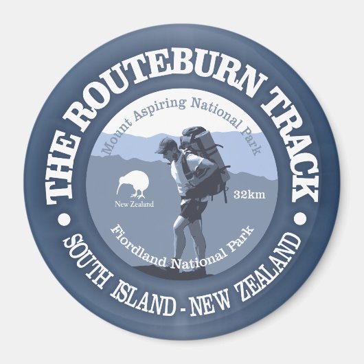 Routeburn Track Magnet (Vorne)