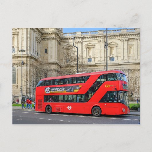 Routemaster Bus London UK Postkarte (Vorderseite)