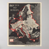 Routes to Berlin Poster (Vorne)