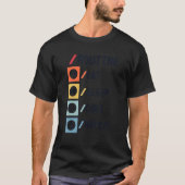 Routine Essen Schlaf Code Wiederholen Coder Softwa T-Shirt (Vorderseite)