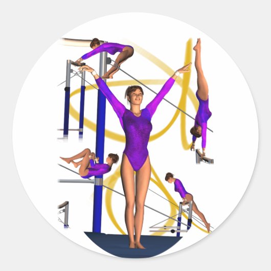 Routine Runder Aufkleber (Vorderseite)