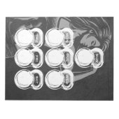 Routine Weekly Planer Chic Gym Kettlebell Notizblock (Vorderseite)