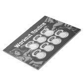 Routine Weekly Planer Chic Gym Kettlebell Notizblock (angewinkelt)