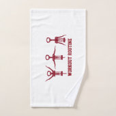 Routinearbeit für Ihr Textgym Handtuch (Handtuch)