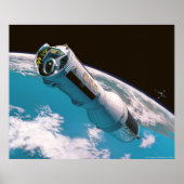 Routinefliegen zum Mond Poster (Vorne)