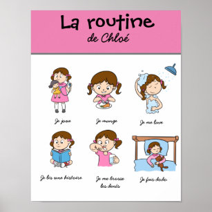 Routinemäßige Lebensräume - Petite fille Poster
