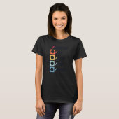 Routinemäßiger Ausschlafcode Wiederholung der Code T-Shirt (Vorne ganz)