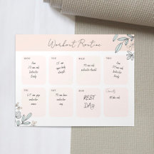 Routinemäßiger Wochenplaner