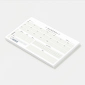 Routineplaner Post-it Klebezettel (angewinkelt)