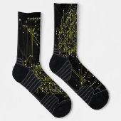 Routing-Prozess farbenfroh Abstrakt, modern Cool d Socken (Rechts)
