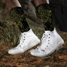 Routing-Prozess farbenfroh Abstrakt, modern Cool d Socken